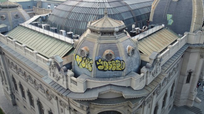  Indignante: Vandalizan cúpula del histórico Museo Nacional de Bellas Artes  