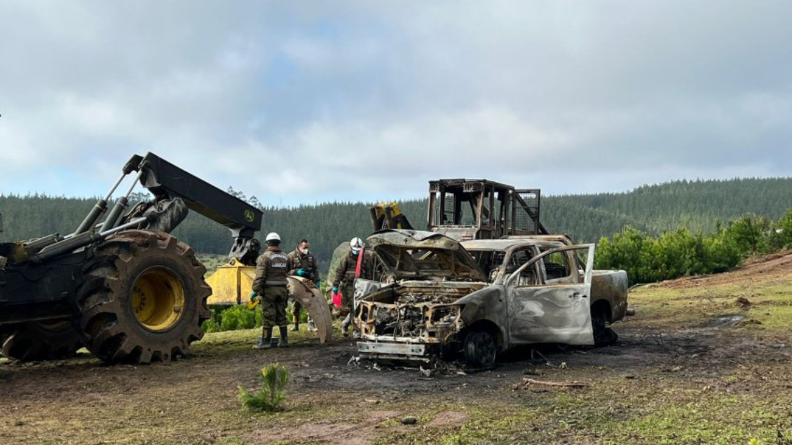 Fiscalía decretó una causa preferente en la investigación del ataque incendiario en Paredones