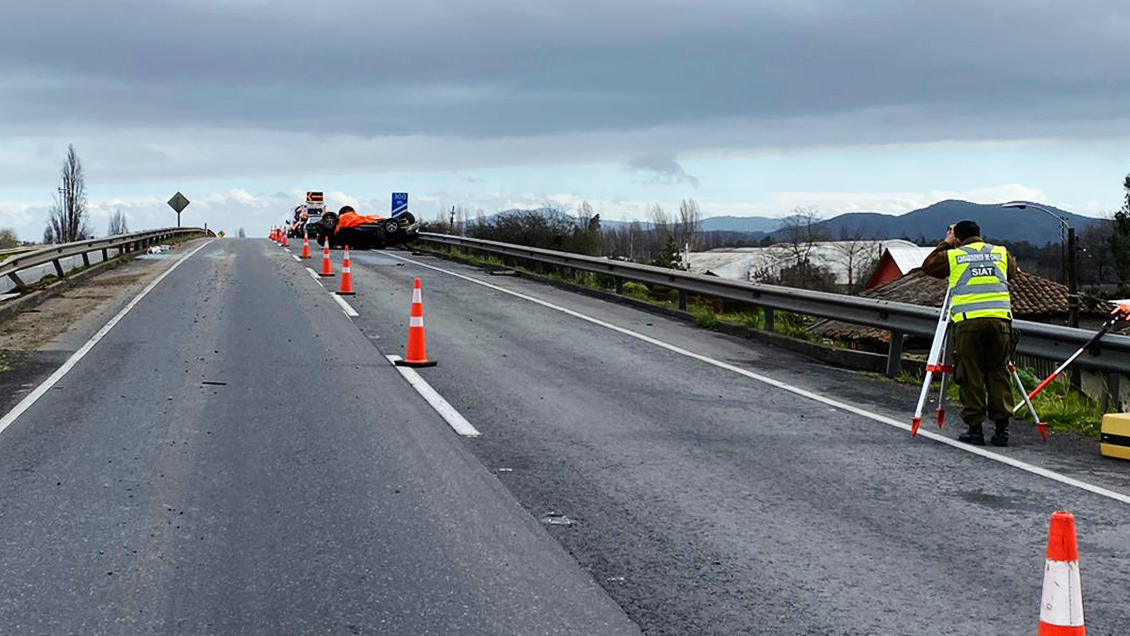 Una mujer murió tras volcamiento de un vehículo en San Javier