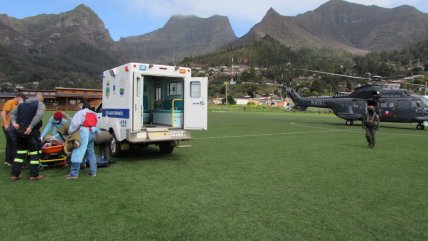  Armada lideró evacuación de adulta mayor desde Juan Fernández  