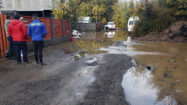 Un centenar de viviendas anegadas, desbordes de ríos y alertas por sistema frontal en el Biobío