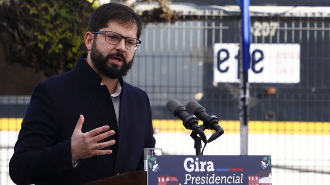 Boric refutó críticas al Servel: Esto es algo que hace Bolsonaro en Brasil y que hizo Trump en EEUU