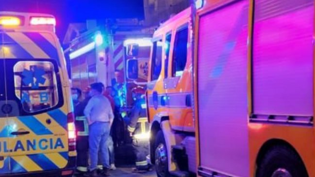 Adulto mayor falleció tras principio de incendio que afectó a hojalatería en Antofagasta