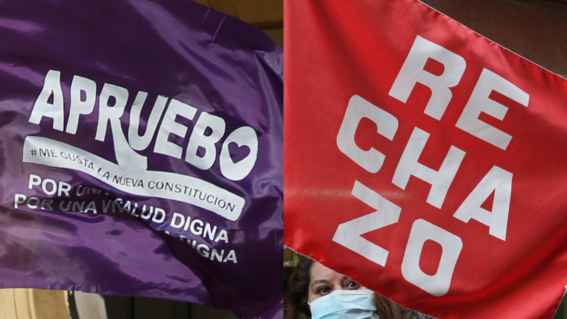 Apruebo y Rechazo se desplegaron en el último fin de semana de campaña antes del plebiscito