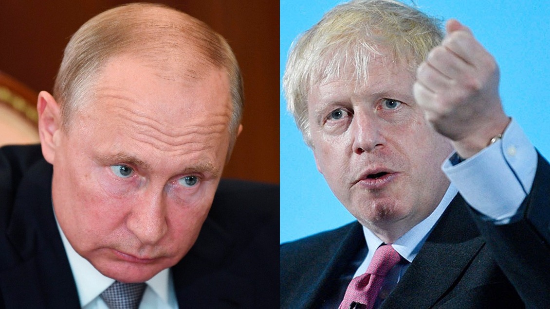 Boris Johnson culpó a Putin del repunte energético global