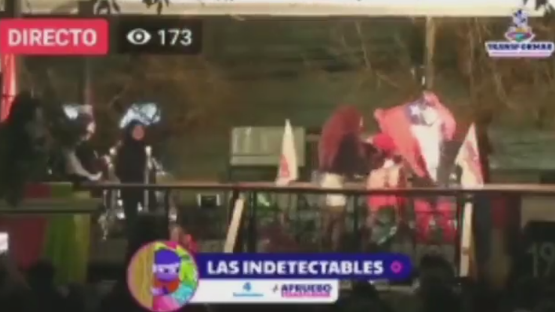 Polémica en redes por performance en encuentro familiar por el Apruebo en Valparaíso