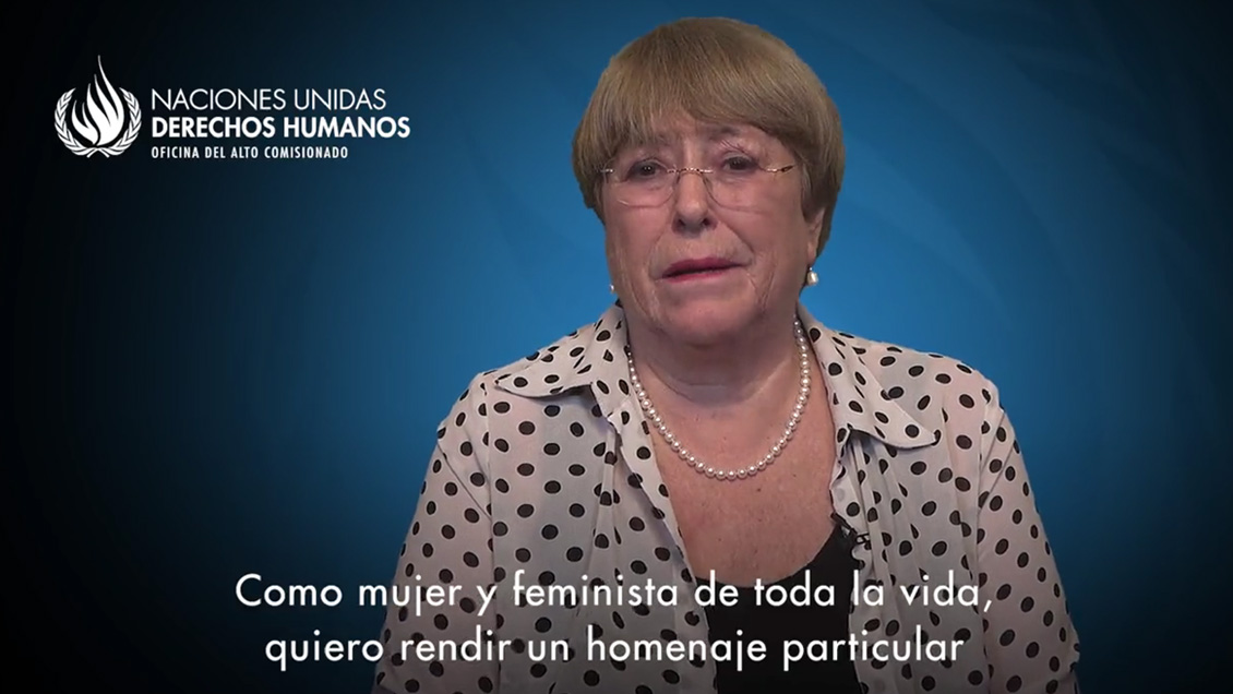 Bachelet deja la ONU y destaca a las mujeres: Han estado a la vanguardia de los avances en DDHH