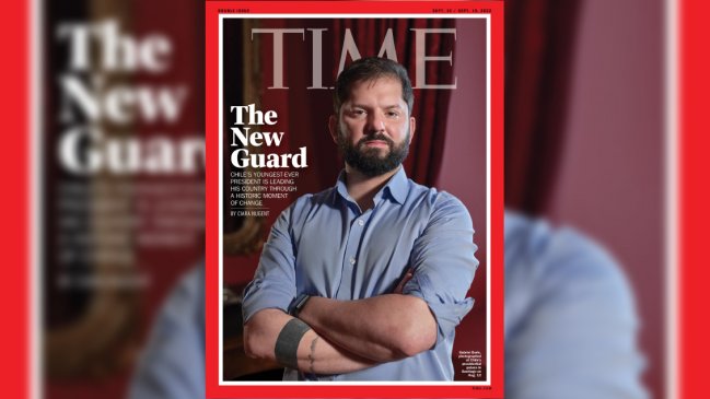  Boric es portada de la revista TIME: 