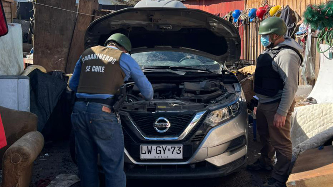Recuperan vehículo robado a familia en violento asalto en Curicó: Dos detenidos