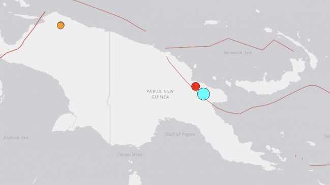   Terremoto de 7,6 sacudió a Papúa Nueva Guinea: No hay riesgo de tsunami para Chile 
