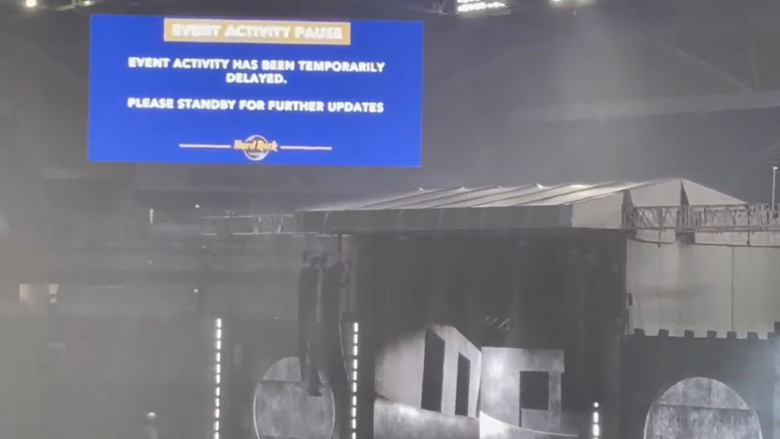 Tormenta obligó a Lady Gaga a terminar abruptamente show en Miami