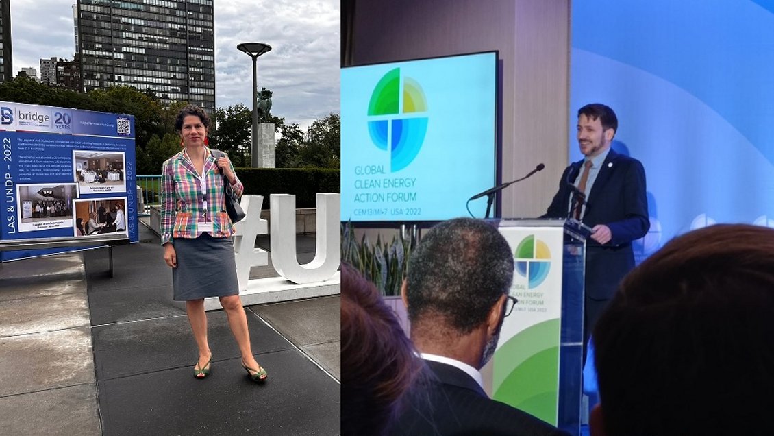 Maisa Rojas y Diego Pardow despliegan agenda de sustentabilidad en Estados Unidos