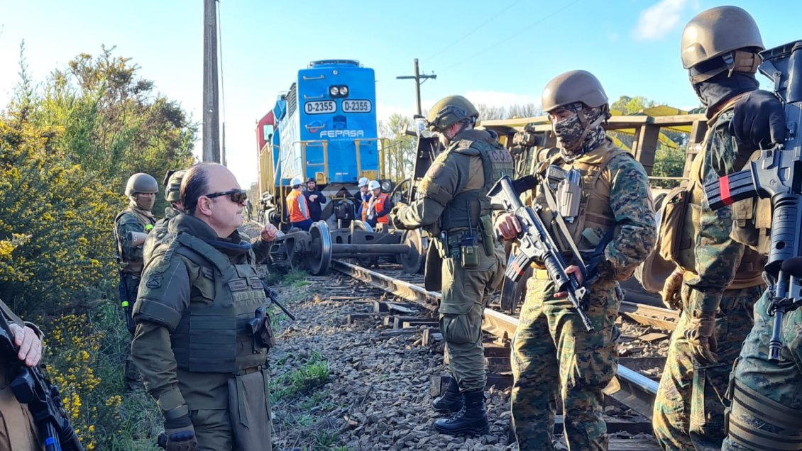 Tren de carga descarriló en Perquenco: Se presume sabotaje