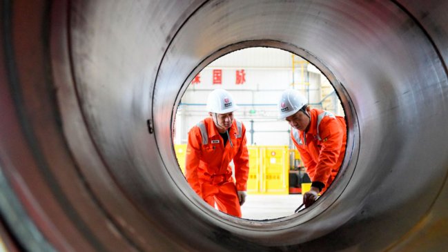 China inició construcción de nuevo gasoducto