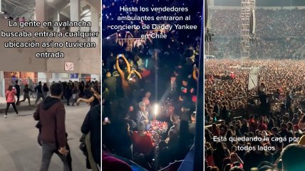   Fanáticos de Daddy Yankee compartieron registros del caos en su primer concierto 