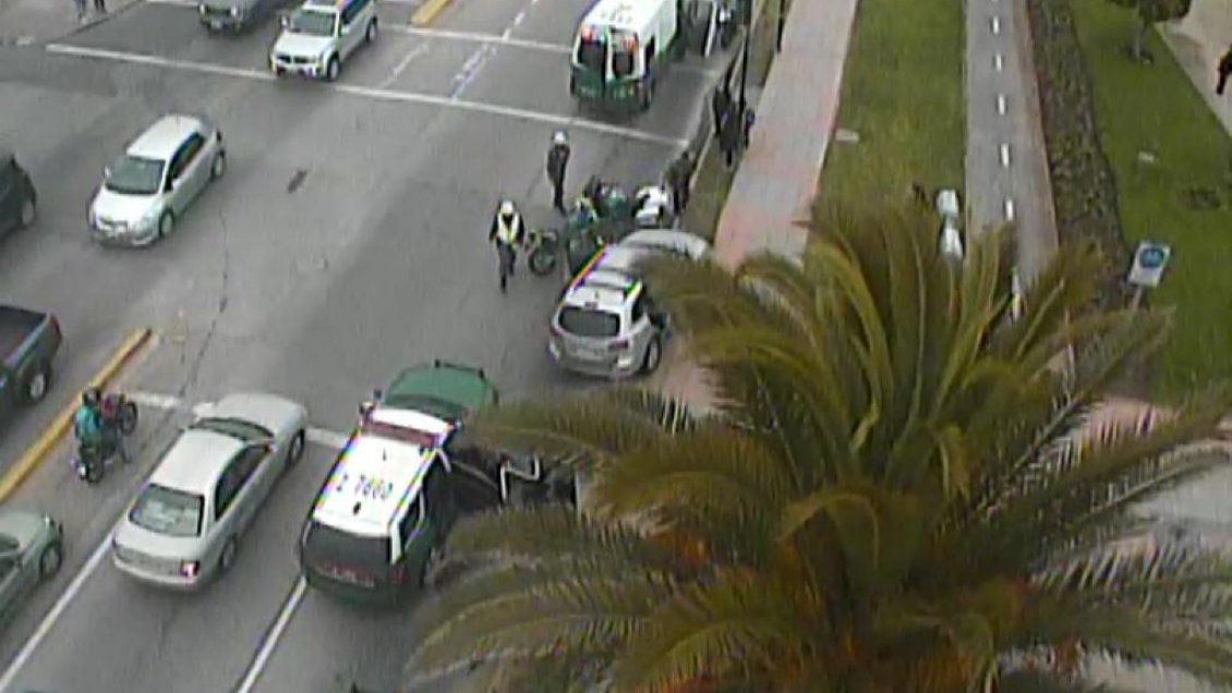 Dos detenidos tras encerrona registrada en Viña del Mar: Sujetos armados intentaron huir a la playa