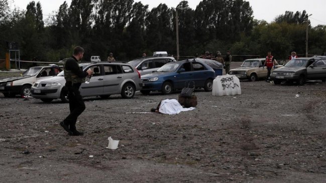 Ataque ruso a convoy humanitario en Zaporiyia dejó al menos 25 muertos