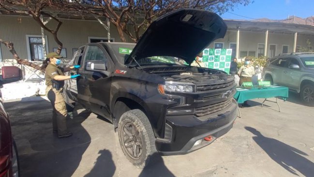 Carabineros recuperó en Antofagasta cinco vehículos robados en distintas zonas del país