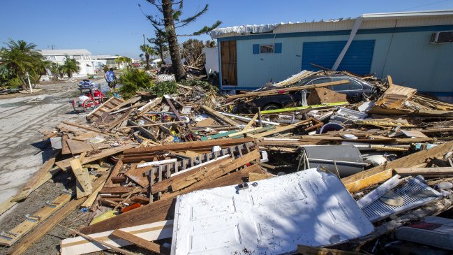  Casi 60 muertos dejó el paso del huracán Ian por Florida y Carolina del Norte  