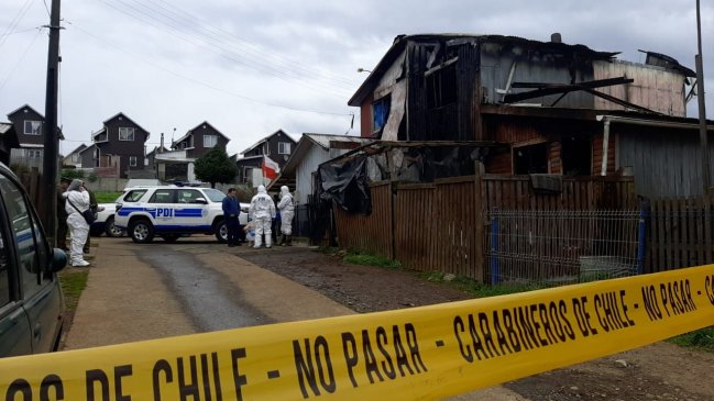 Tragedia en Purranque: Dos niños y su abuela murieron en un incendio