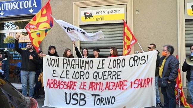 Protestas en toda Italia contra el encarecimiento de la energía