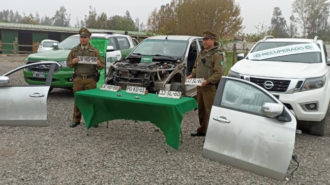 Desbaratan taller mecánico utilizado para desarme de vehículos robados en San Fernando