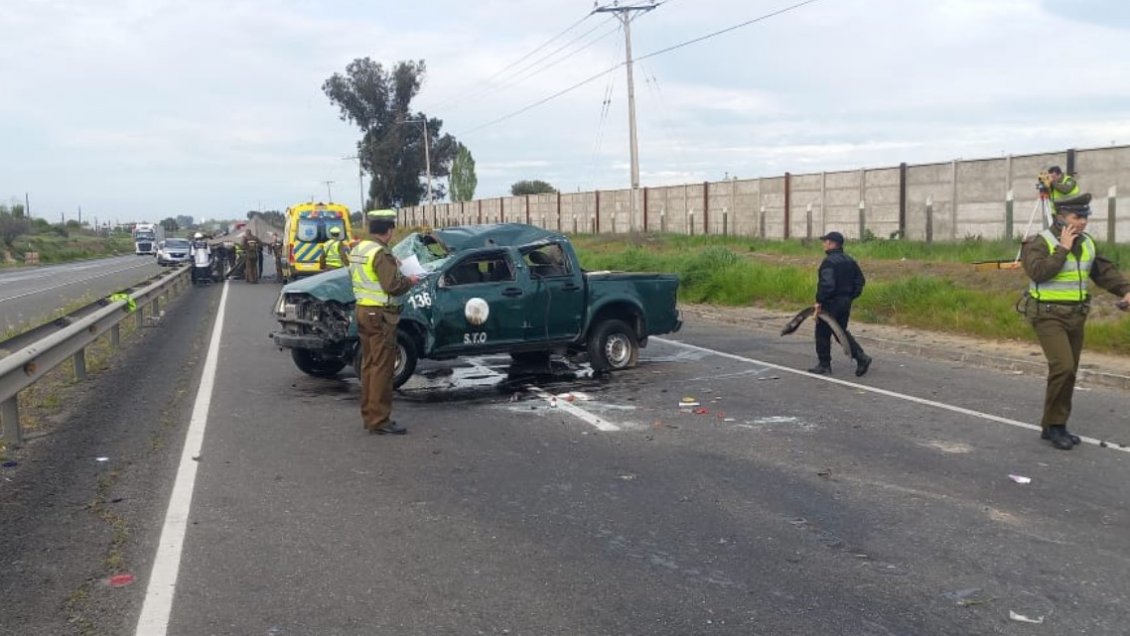 Funcionario de Gendarmería murió en accidente de vehículo institucional en El Maule