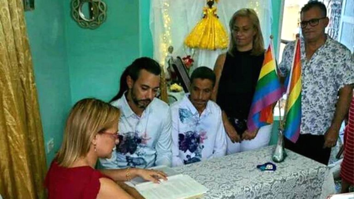 Cuba celebró su primer matrimonio igualitario