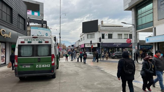 Prisión preventiva para sujeto imputado por diversos robos en locales comerciales de Rancagua
