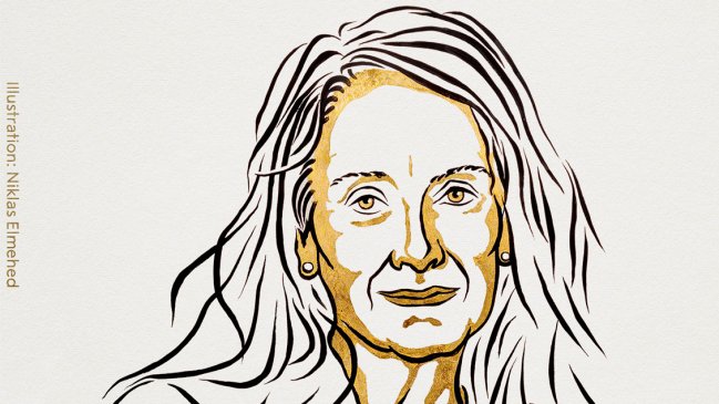   La francesa Annie Ernaux ganó el Premio Nobel de Literatura 2022 