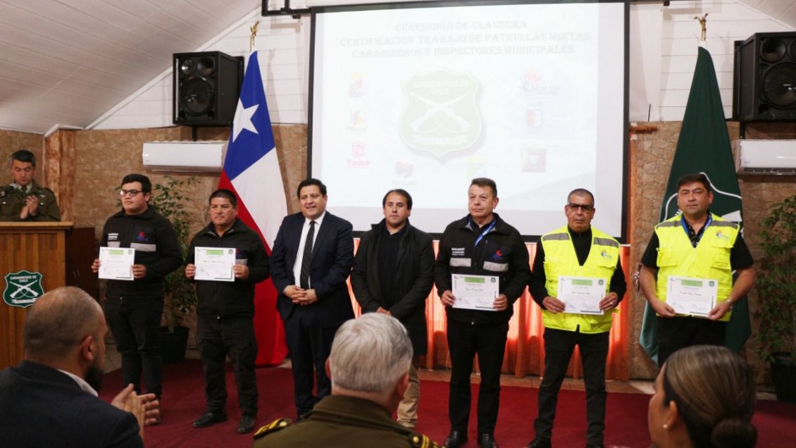 Municipios de la provincia de Talca podrán realizar patrullajes mixtos tras certificación
