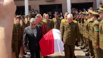   Carabineros despidió en emotivo funeral al sargento Carlos Retamal 