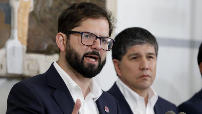 Presidente Boric pidió una 