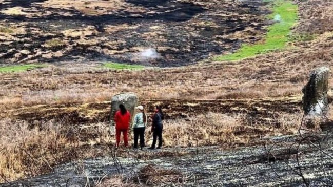 Por acumulación de materia orgánica: Ranu Raraku ahora es afectado por incendio subterráneo