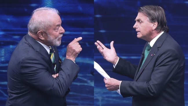 Bolsonaro y Lula jugaron sucio en un durísimo primer debate de cara a la segunda vuelta