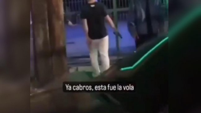 Detienen a sujeto que protagonizó balacera en exterior de discoteque en Rancagua