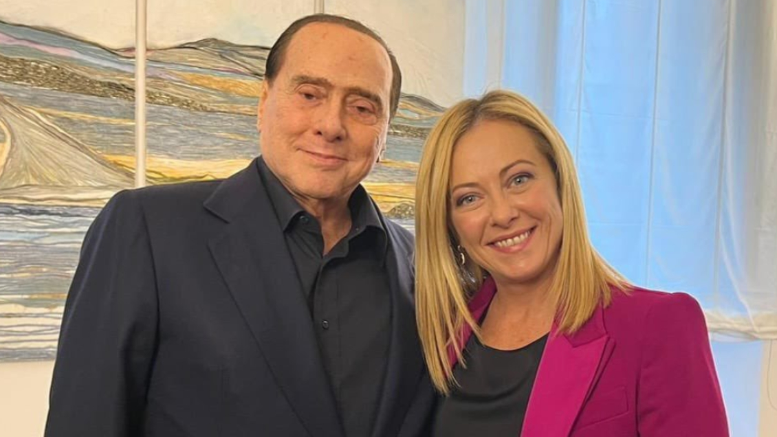 Meloni y Berlusconi sellan la paz tras el cruce de ataques
