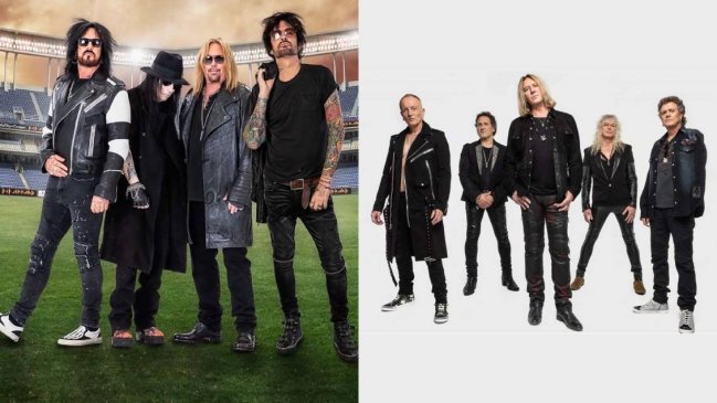 Confirman show de Mötley Crüe y Def Leppard en Chile 2023
