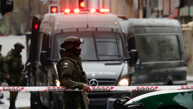 GOPE realiza procedimiento en Las Condes por un artefacto sospechoso