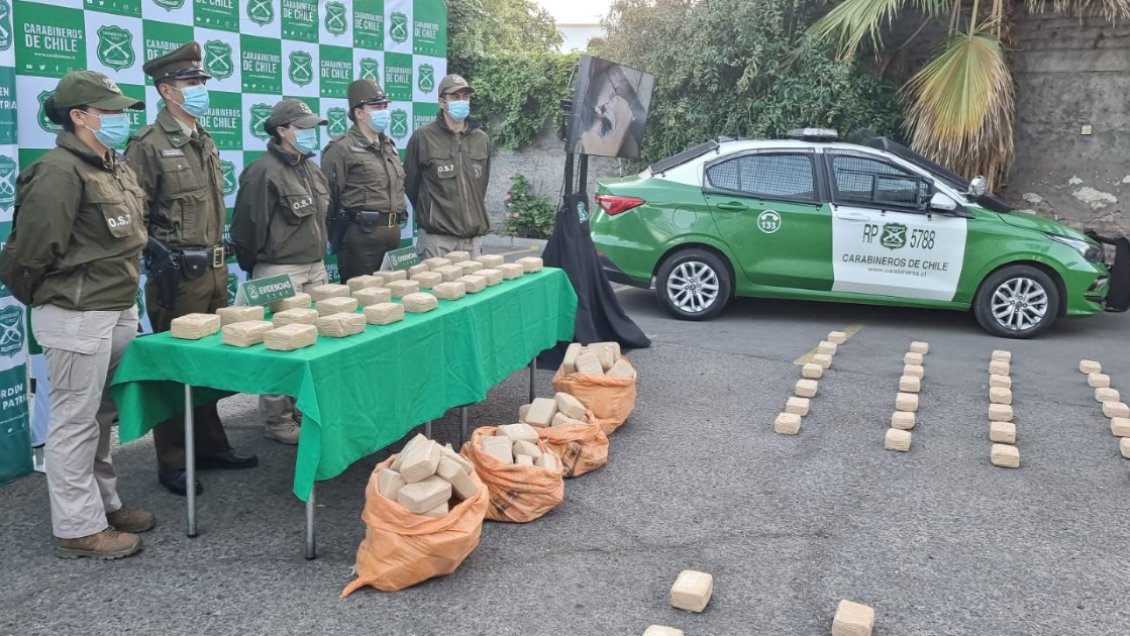 Carabineros desbarató organización que ingresaba droga desde el norte del país