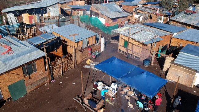 Hay 1.091 campamentos en Chile: Tres regiones concentran el 50 por ciento  
