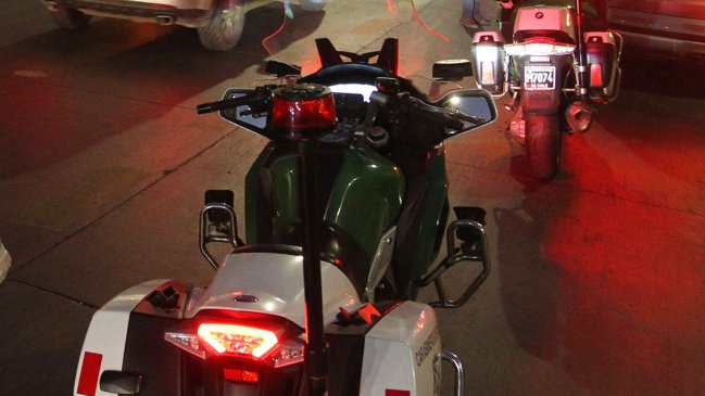 Delincuentes que huían de la policía chocaron a motorista de Carabineros en Freire: Policía sufrió grave lesión
