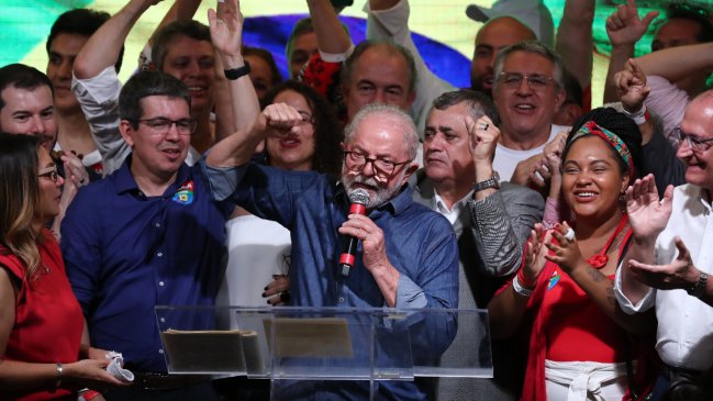 En su primer discurso como presidente electo, Lula prometió 