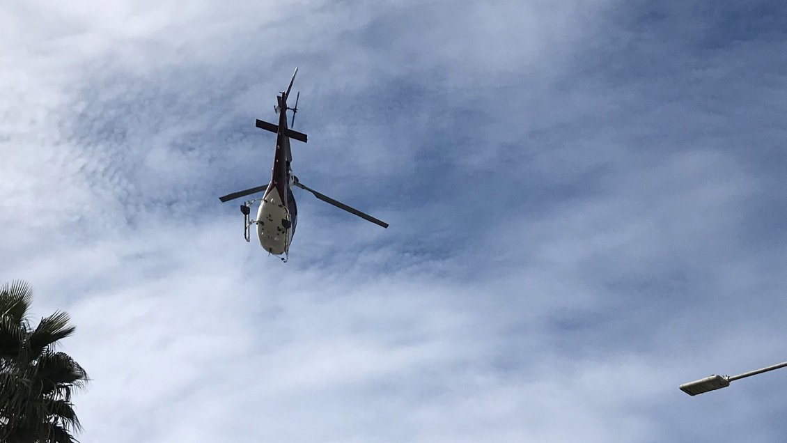 Un muerto deja caída de helicóptero en San Clemente