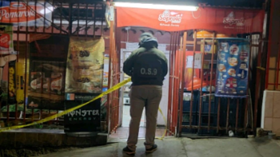 Joven fue baleado al interior de un almacén en Tocopilla