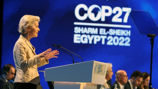 Europa defendió en la COP27 su compromiso con la transición energética pese a la guerra