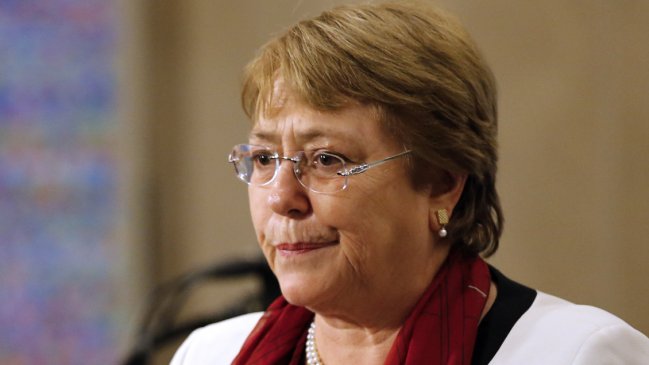   Bachelet y la emergencia climática: 