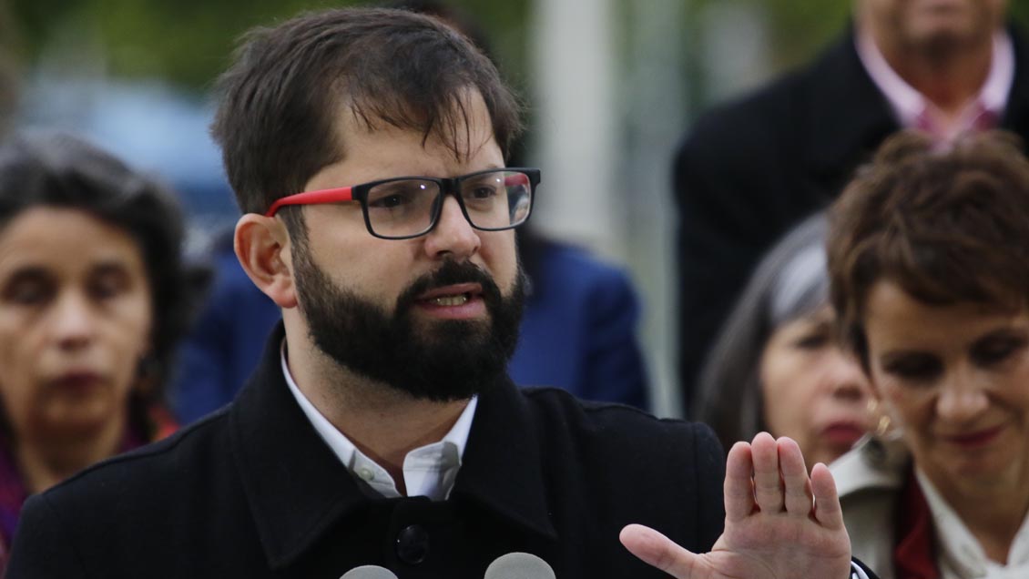 Boric reconoció como un 