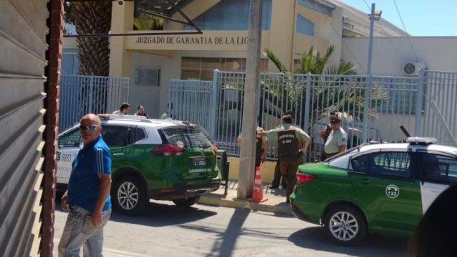 La Ligua: Riña deja 10 detenidos y daños en una mampara del Juzgado de Garantía
