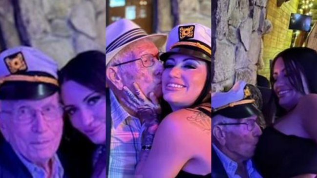 Hombre cumplió 100 años y lo celebró con strippers: Su hija lo llevó